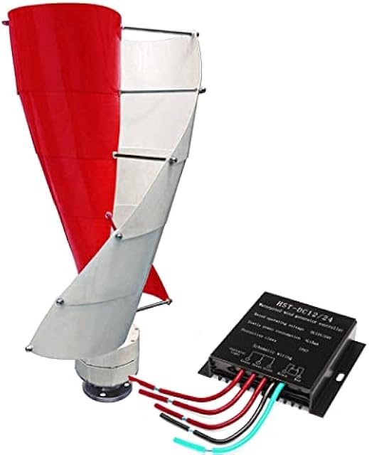 12000W Red Spiral Wind Turbine Generator Kit, 12V 24V 48V 220V AC Wind Turbine Generator with Charge Controller for Home Use Recensie