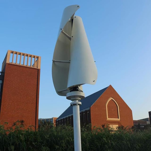 1KW Vertical Wind Turbine Permanent Magnet Generator Three Phase 1000w 24v 48v Axis Windmill WithSolar Hybrid Controller Recensie