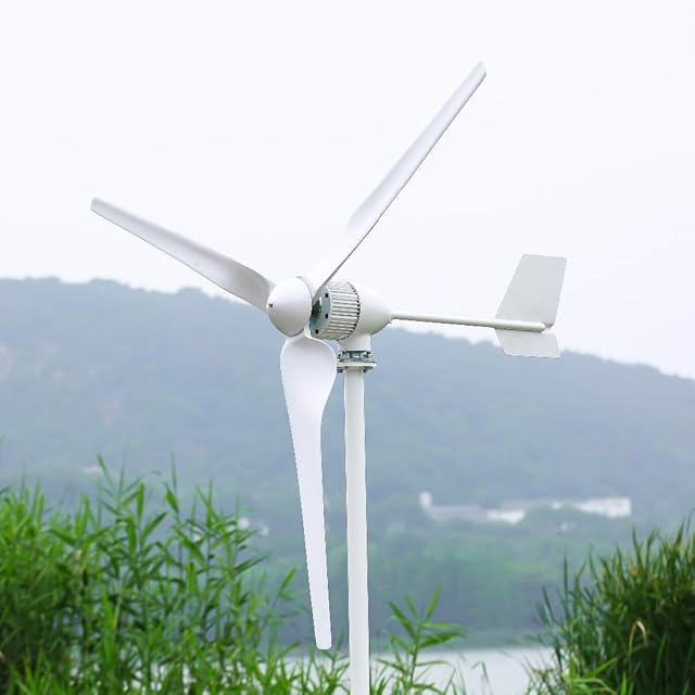 2000W Horizontale Windturbine: Dé Groene Oplossing? 3 2000W Horizontal Wind Turbine with Hybrid Controller Inverter 24v 48v 96v Wind Generator Free Energy (With Hybrid MPPT Controller, 48V) Recensie