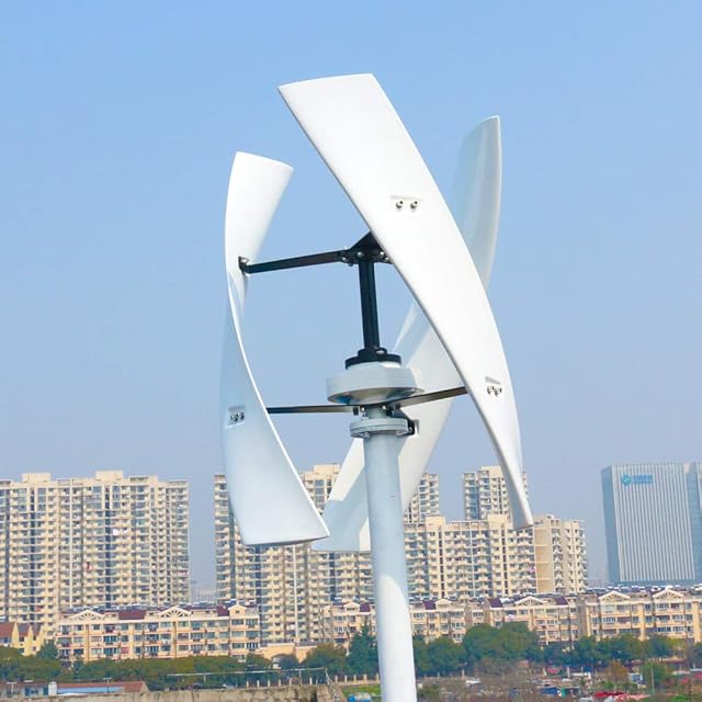 Gratis energie 400w windturbine: Beste groene optie? 5 Free Energy 400w Vertical Wind Turbine Generator 3 Blades 12v 24v 300RPM With MPPT Controller (12V-White Color) Recensie