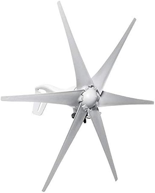 5000W 6 Blades Horizontal Wind Turbine Generator 12V/24V Wind Turbine Generator Windmill Energy Turbin Charge for Home Camping Recensie