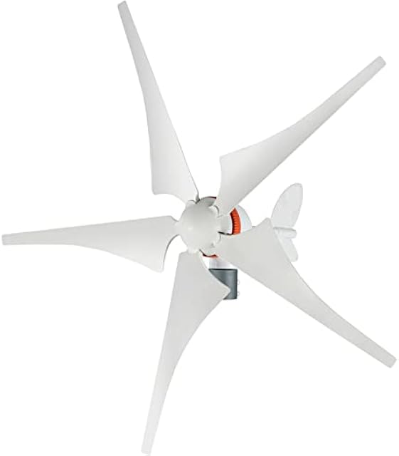 5000W 12V 24V 48V Wind Turbine Kit,5 Blades Outdoor Wind Generator Equipment with Controller for Home Yacht Farm Wind Generator Red Recensie