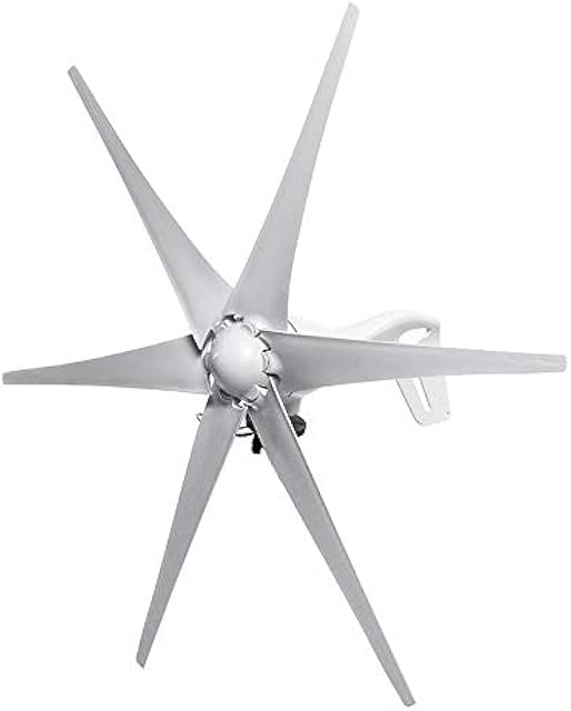5000W 6 Blades Horizontal Wind Turbine Generator 12V/24V Wind Turbine Generator Windmill Energy Turbin Charge for Home Camping Recensie