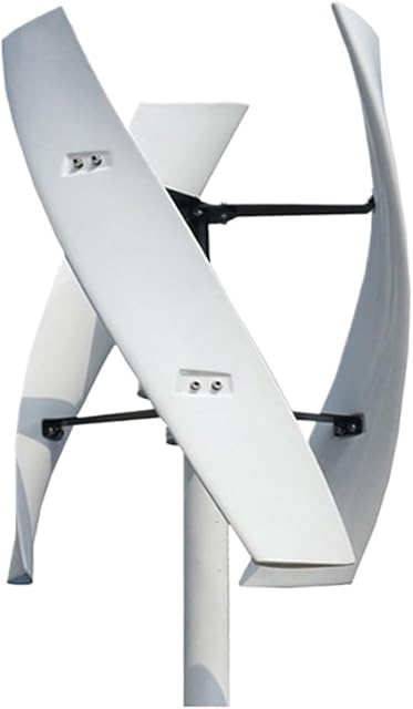 Wind Turbine Generator, 5KW 48V 12V 24V Wind Power Turbine Generator for Home 5000W Windmill Three Phase AC to DC Low Wind Speed ‚Äã‚ÄãStarting Wind Turbines for Hybrid Solar Wind System(White-acc,12V) Recensie