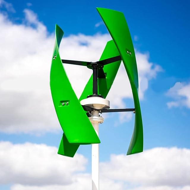 6000W 12V -220V Vertical Wind Turbine No Noise, with MPPT Controller 3 Phase Windmill Household Energy Free Energy Powered Wind Turbine Recensie