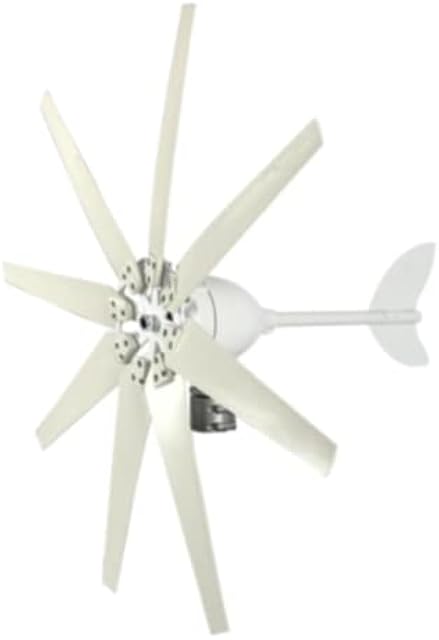 8000W Wind Turbine Generator W/Charge Controller Kit 12/24V 8 Blades for Home Garden Use Low Noise Recensie