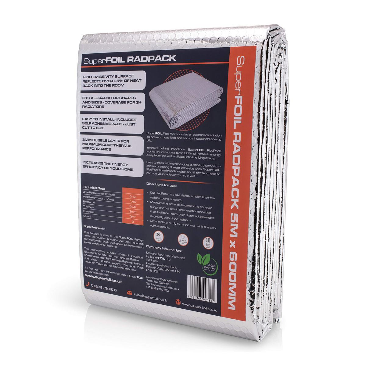 SuperFOIL Radpack: Revolutionaire Isolatie voor Besparing? 8 SuperFOIL Radpack isolatiefolie