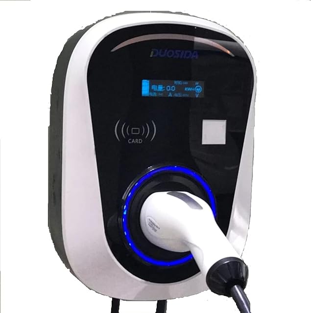 DUOSIDA Smart EV Autolader: Dé Oplossing voor Thuis? 1 DUOSIDA Smart Electric Home Portable EV Car Charger 32A 7KW wallpod Wifi app 3 RFID Cards Type 2 fast charging Wall Mount Recensie