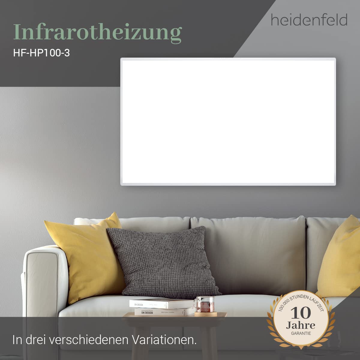 Heidenfeld Infraroodverwarming HF-HP100-3 Recensie: Beste Keuze? 1 Heidenfeld infraroodverwarming