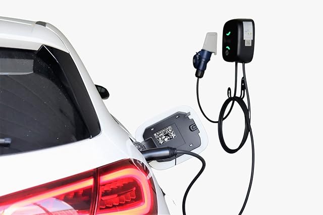 Smart EV Wallbox Recensie: De Ultieme Laadoplossing voor Thuis? 6 Smart EV Wallbox with app and RFID, incl. Power Boost for automatic charge management, charger for single-phase systems up to 7.4 kW charging power. Recensie