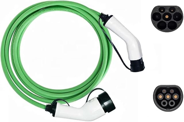 EV Extras Type 2 EV Oplaadkabel 32 AMP: De Ultieme Keuze? 2 EV Extras - Type 2 EV Charging Cable 32 AMP (7.4KW) Green -2 year warranty 5M Recensie
