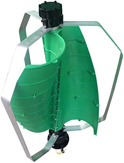 Vertical 5 Blades Wind Power Generator, Noiseless And Easy To Installfor Vertical Spiral Wind Turbine 9000W 12V 24V with MPPT Controller Recensie