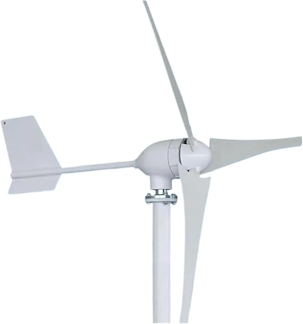 Wind Turbine Generator, 15KW 12V 24V 48V Horizontal Axis Wind Power Turbine Generator for Home Farm 5 Blades Wind Energy Fan Windmill for Hybrid Solar Wind System(3B,48V_15KW) Recensie