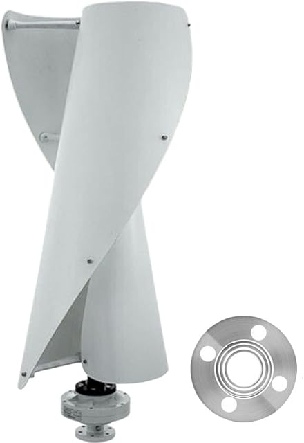 Wind Turbine Generator, 12V/24V 400W Vertical Helix Wind Power Turbine Generator Kit for Household Hybrid Solar Wind System for hybrid solar wind system(12V) Recensie